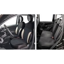 COPRISEDILI FODERINE ANT. E POST. PERSONALIZZATI FIAT PANDINA 24> 5 POSTI POSTERIORE INTERO CORA 129189